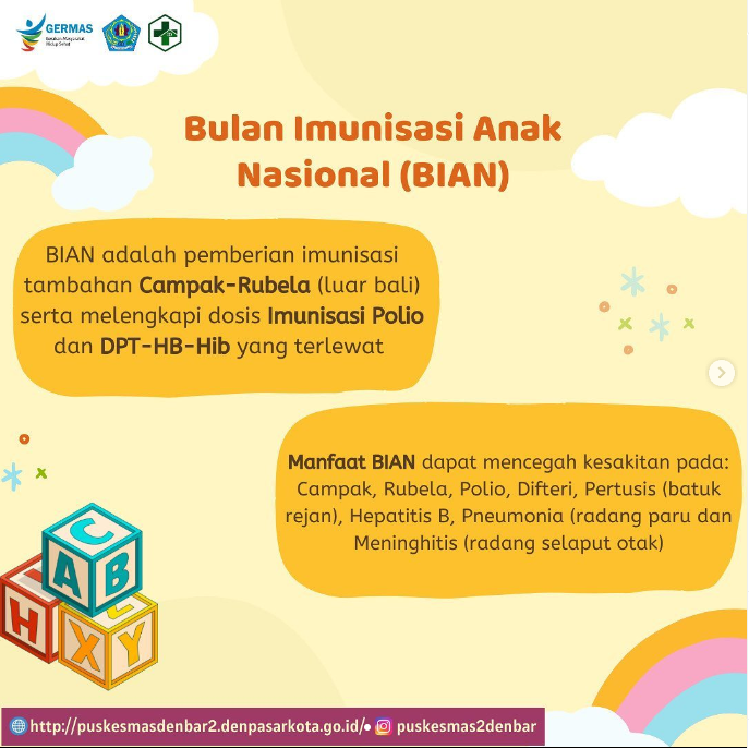 Bulan Imunisasi Anak Bian (BIAN)