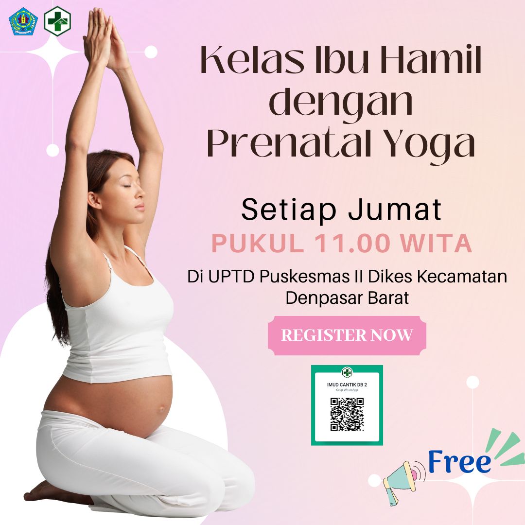 Kelas Ibu Hamil dengan Prenatal Yoga GRATIS