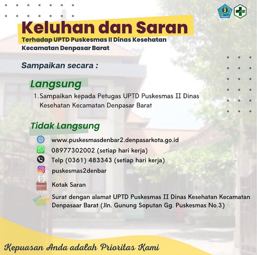 Sampaikan Keluhan dan Saran Anda Kepada Kami