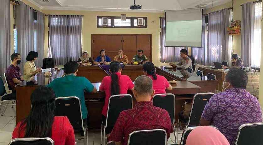 Pertemuan Lokakarya Mini Triwulan II Kecamatan Denpasar Barat
