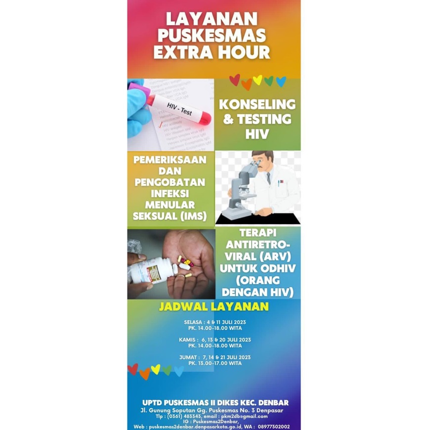 Layanan Puskesmas EXTRA HOUR di bulan Juli
