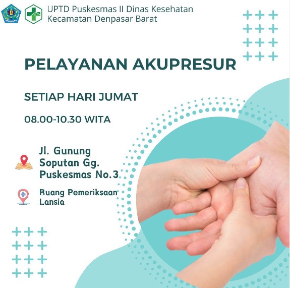  Layanan Akupresur di UPTD Puskesmas II Denpasar Barat