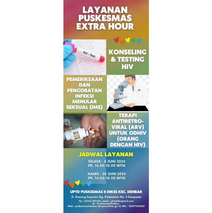 Layanan Puskesmas EXTRA HOUR di bulan Juni