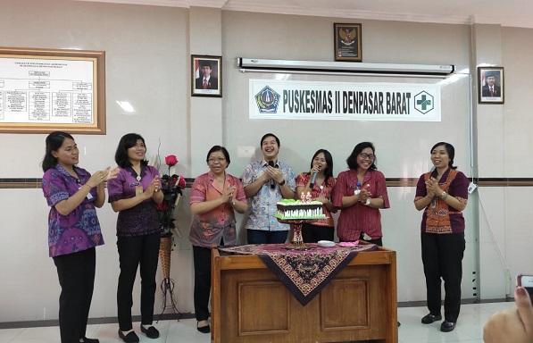 PERAYAAN HUT KE 35TH UPTD PUSKESMAS II DINAS KESEHATAN KECAMATAN DENPASAR BARAT