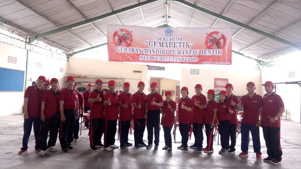 DEKLARASI GEMAPETIK “GERAKAN MANDIRI PEMANTAU JENTIK” DESA PEMECUTAN KELOD