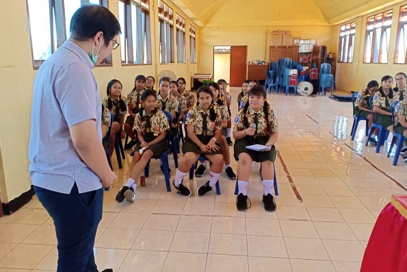 PEMBINAAN PKPR UPTD PUSKESMAS II DENBAR TENTANG “STOP BULLYING DI SEKOLAH” DI SMP ANUGERAH