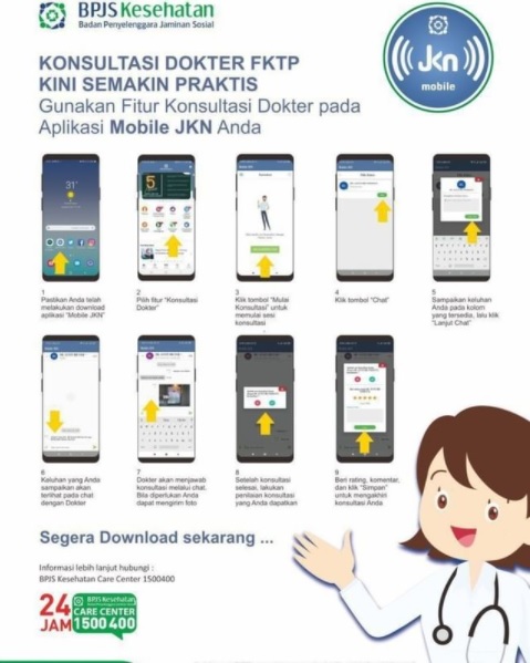 Manfaatkan Aplikasi Mobile JKN untuk Berkonsultasi Dengan Dokter