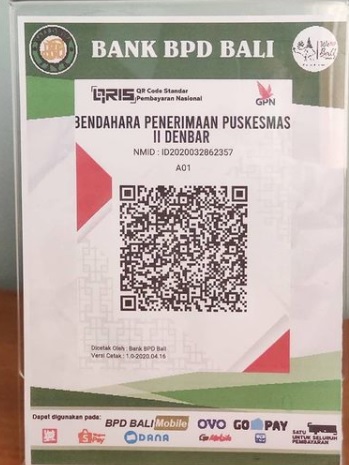 KABAR GEMBIRA PEMBAYARAN DI PUSKESMAS KINI BISA MELAUI QRIS