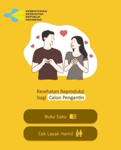 Kini ada buku saku Calon Pengantin ( Kescatin ) di google playstore
