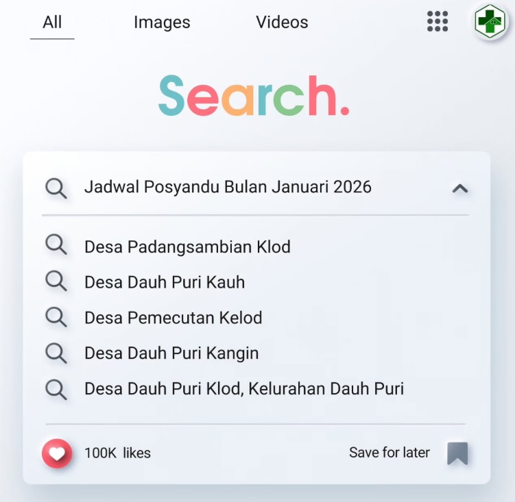 Jadwal Posyandu Bulan januari 2026