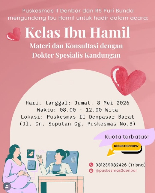 Pelenggarakan Kelas Ibu Hamil bekerjasama dengan RS Puri Bunda