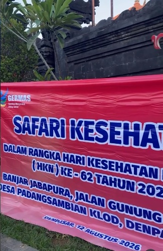 Pelaksanaan Safari Kesehatan di Banjar Jabapura dalam Rangka Memperingati Hari Kesehatan Nasional